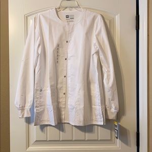 White nurse lab coat